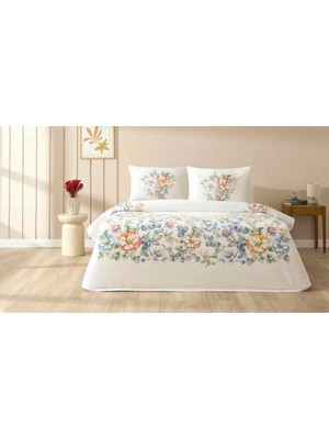 Taç Yeni Sezon Pamuklu Çift Kişilik Pike Takımı Corvella Lacivert