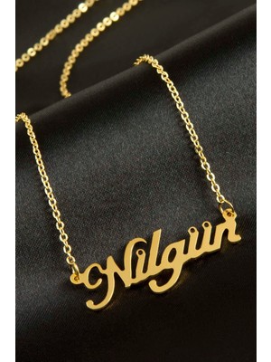 İsmiyle Al Nilgün Isimli Kolye (Kişiye Özel)