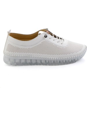 Bambi Beyaz  Kadın Casual Ayakkabı K01536104409