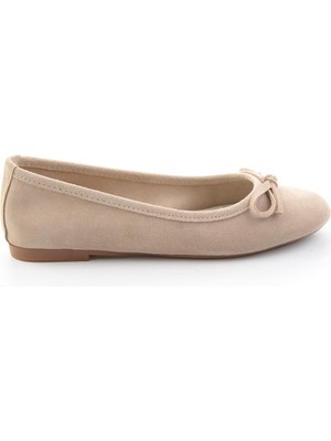 Bambi Bej Hakiki Deri Kadın Babet K01915050702