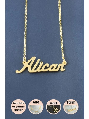 İsmiyle Al Alican Isimli Kolye