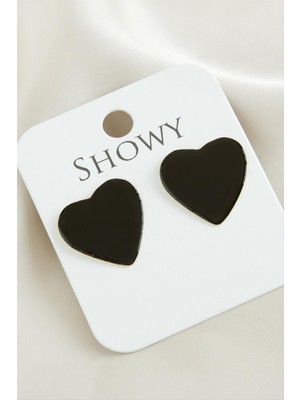 İsmiyle Al Kalp Yeni Sezon Mineli Küpe