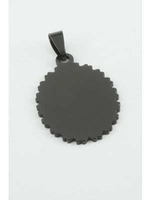 İsmiyle Al Oval Isim Yazılabilir Çelik Kolye Ucu 2,5*4 cm