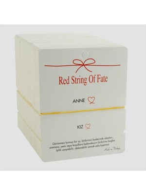 İsmiyle Al 2'li Anne Kız Yazılı Bileklik Kartı 200 Adet