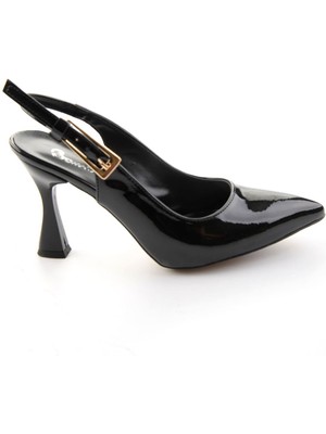 Bambi Siyah  Kadın Klasik Topuklu Ayakkabı K01953004398