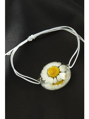 İsmiyle Al Papatya Epoksi Bileklik