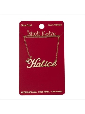 İsmiyle Al Hatice Isimli Kolye (Kişiye Özel)