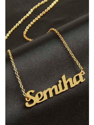 İsmiyle Al Semiha Isimli Kolye (Kişiye Özel)