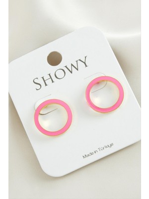 İsmiyle Al Halka Yeni Sezon Mineli Küpe