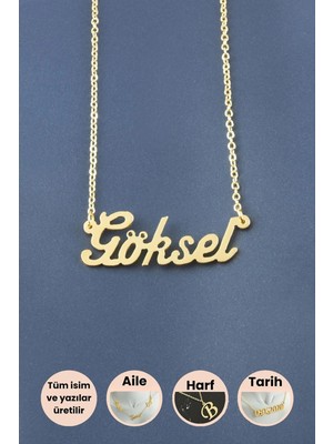 İsmiyle Al Göksel Isimli Kolye