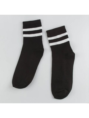 İsmiyle Al Çizgili Kolej Çorap