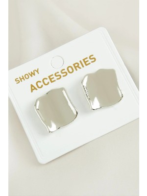 İsmiyle Al Kare Yeni Sezon Metal Küpe