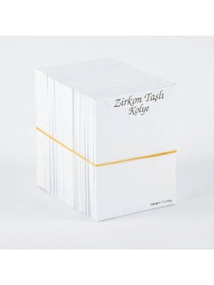 İsmiyle Al Zirkon Kolye Kartı