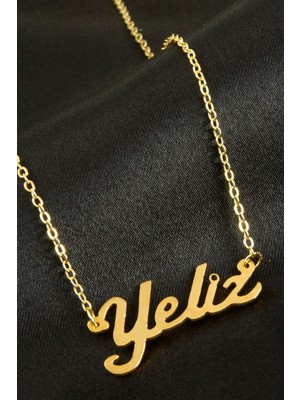 İsmiyle Al Yeliz Isimli Kolye (Kişiye Özel)