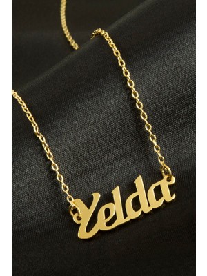 İsmiyle Al Yelda Isimli Kolye (Kişiye Özel)