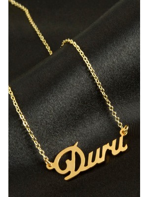 İsmiyle Al Duru Isimli Kolye (Kişiye Özel)