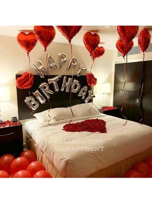 Feyza Design Kırmızı Balon Setleri - Partiler ve Eğlence Için Renkli Dekorasyon