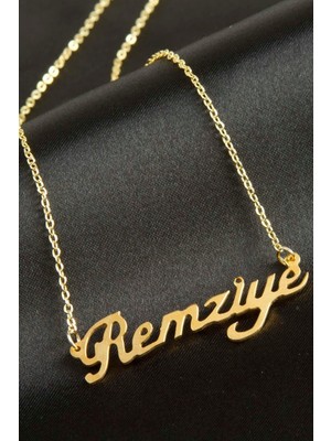 İsmiyle Al Remziye Isimli Kolye (Kişiye Özel)