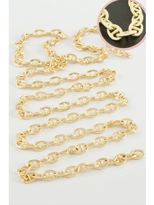 İsmiyle Al 7 mm Badem Zincir 1 Metre