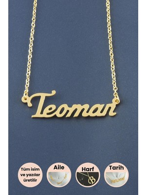 İsmiyle Al Teoman Isimli Kolye