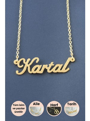 İsmiyle Al Kartal Isimli Kolye
