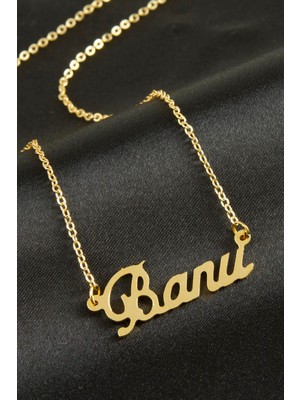 İsmiyle Al Banu Isimli Kolye (Kişiye Özel)
