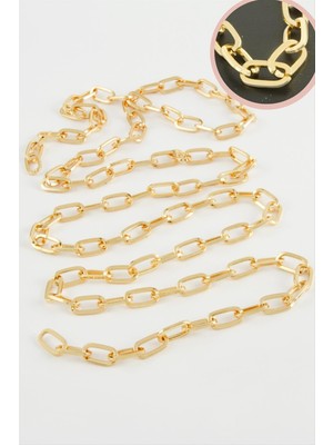 İsmiyle Al 7 mm Oval Zincir 1 Metre