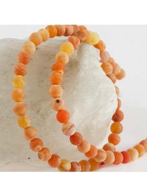 İsmiyle Al 6 mm Mat Akik Taşı