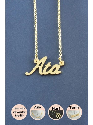 İsmiyle Al Ata Isimli Kolye