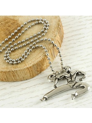 İsmiyle Al Karateci Metal Kolye