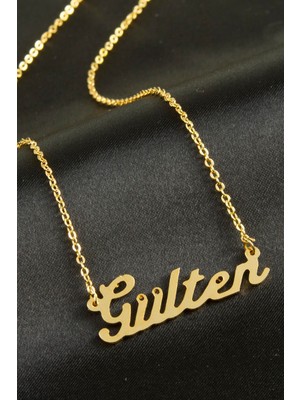 İsmiyle Al Gülten Isimli Kolye (Kişiye Özel)