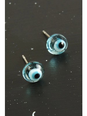 İsmiyle Al Nazar Cam Küpe