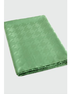 İsmiyle Al Kazayağı Desenli Jakarlı Şal