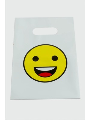 İsmiyle Al 13*20 Emoji El Tutma Poşet Paketi 50 Adet