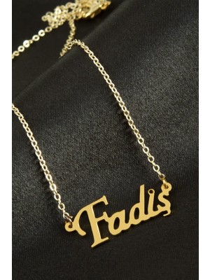 İsmiyle Al Fadiş Isimli Kolye (Kişiye Özel)