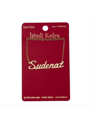 İsmiyle Al Sudenaz Isimli Kolye (Kişiye Özel)