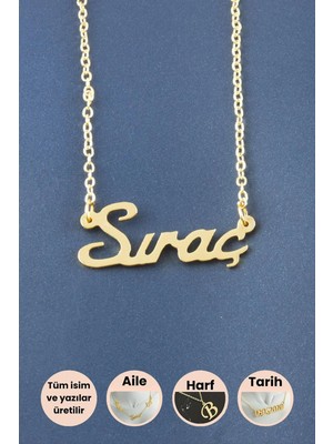 İsmiyle Al Sıraç Isimli Kolye