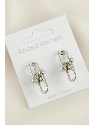 İsmiyle Al Tfny Yeni Sezon Metal Küpe