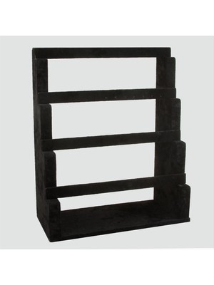 İsmiyle Al Merdiven 4 Katlı Anfora Kumaş Küpelik