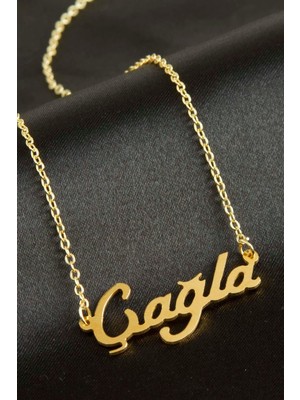 İsmiyle Al Çağla Isimli Kolye (Kişiye Özel)