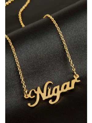 İsmiyle Al Nigar Isimli Kolye (Kişiye Özel)