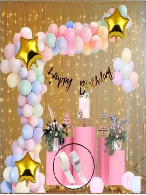 Feyza Design Pastel Balon Kemer Seti - Doğum Günü Süslemesi Için