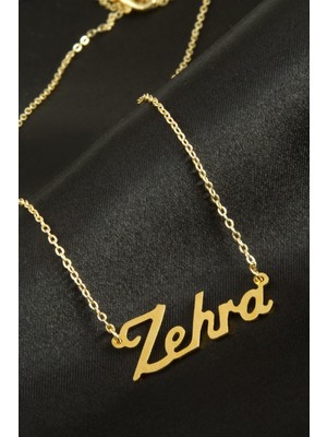 İsmiyle Al Zehra Isimli Kolye (Kişiye Özel)