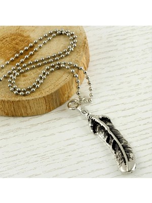 İsmiyle Al Yaprak Metal Kolye