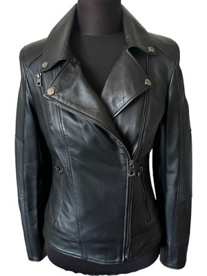 Asus Deri -Hakiki Deri Siyah Blazer Ceket