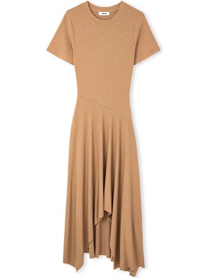 İpekyol Asimetrik penye elbise IS1260002436003