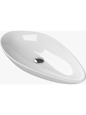 Turkuaz Seramik Cerastyle Olive 75CM Tezgah Üstü Çanak Lavabo