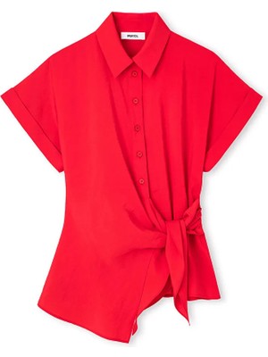 İpekyol Belden bağlamalı asimetrik gömlek IS1260025265020