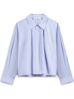 Twist ÇİZGİ DESEN POPLİN GÖMLEK TS1260025239089