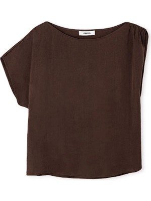 İpekyol Asimetrik kol bluz IS1260006173074